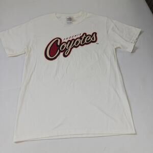 Fruit Of The Loom Phoenix Coyotes Men's White Cotton Graphic T-Shirt Size Small